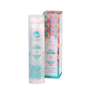 Emulsione dolce idratazione azzurra in confezione da 200 ml